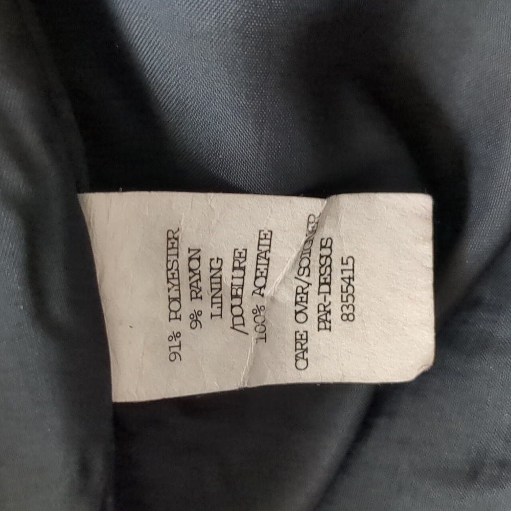 Cynthia Steffe Tweed Suit Charcoal Size 8 Blazer/ 14 Skirt - Picture 9 of 15